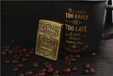 Accendino Jack Daniel's oro tipo zippo